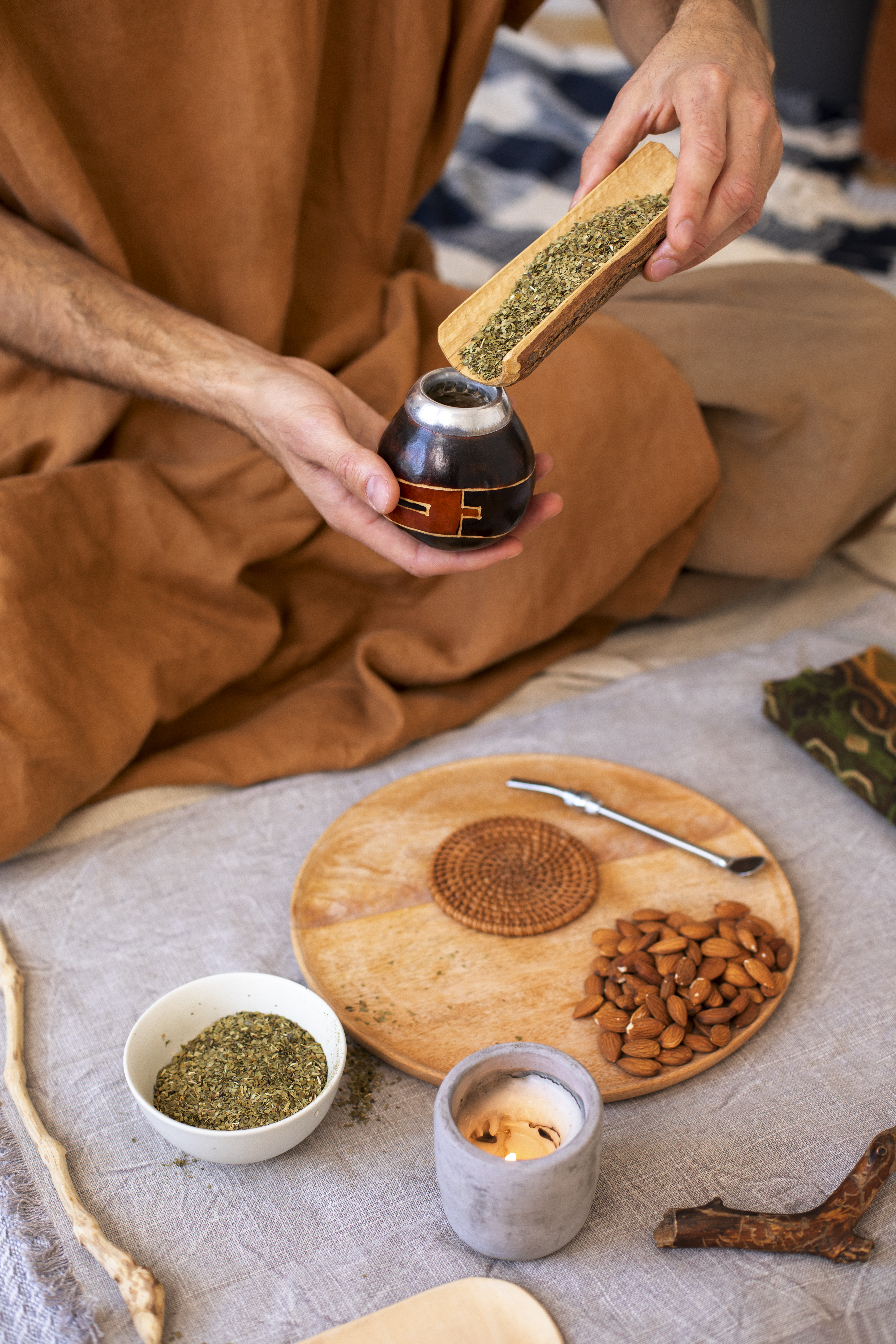 Herba Hospital traditional healing space with herbal medicines and natural elements